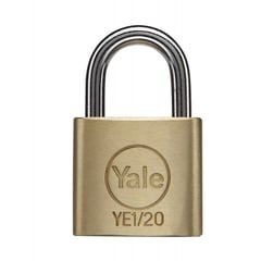 YALE - Candado Uso General 20mm Bronce