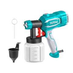 TOTAL TOOLS - Pistola para Pintar Pulverizadora 450w Industrial + 2 Accesorios TOTAL