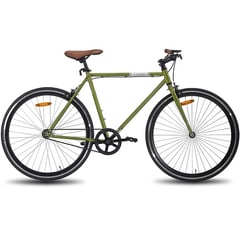 HILAND - Bicicleta Fixie Aro 28 verde