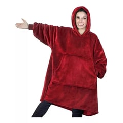 GENERICO - Manta Pijama Polar Bata Mujer Poleron Chiporro Hombre Poleron Felpa