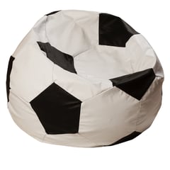 GENERICO - Pouf Pera Fútbol Eco Cuero 80x80x80 cm Máxima Design