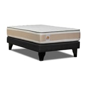 INNOVAMUEBLES - CAMA EUROPEA DREAMS 1,5 PL NEGRO