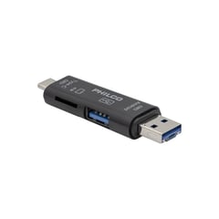 PHILCO - LECTOR MICRO SD / USB 3 EN 1 OTG