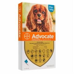 BAYER - Advocate Pipeta Para Perros 4 - 10 Kg Antiparasitario