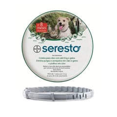 BAYER - Seresto Collar Antiparasatirario Perros Menos De 8 Kg