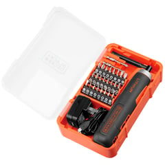 BLACK+DECKER - Atornillador Inalámbrico 4V + 27 accesorios