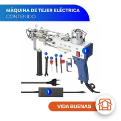 GENERICO - Máquina De Tejer Tufting Eléctrica De Alfombra Profesional