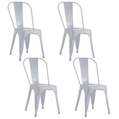 NOVAHUS - PACK 4 SILLAS METAL TOLIX GRIS