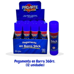 PROARTE - Pack 12 Pegamento en Barra Stick 36 grs