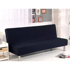 WITMU - Cubre Futon Tela liso Negro