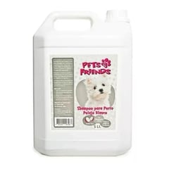 PETS AND FRIENDS - Pets Friends Shampoo para Perro Pelaje Blanco 5LTS