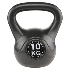 ATLETIS - Kettlebell Mancuerna Pesa Rusa Cemento 10 Kg Negro