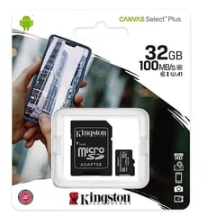 KINGSTON - Tarjeta Memoria Micro SD 32GB