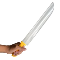 KRONS - Cuchillo Carnicero De Acero Al Carbono Mango Inyectado hoja 31cm