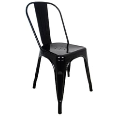 LUMAX - Sillas Tolix Metal Negra Living Comedor