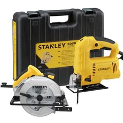 STANLEY - Sierra Circular 1600W + Caladora 600W