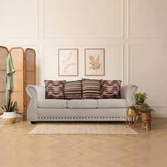 CASA WOW DECO - Sofá Roma 3C Tela Beige