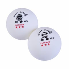 GIANT DRAGON - Pack 6 pelotas de Ping Pong 3 Star Blancas