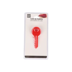 HOMEWELL - Tope de puerta de goma diseño llave roja