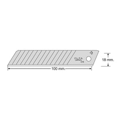 OLFA - REPUESTO CUCHILLO UNIVERSAL 18 MM