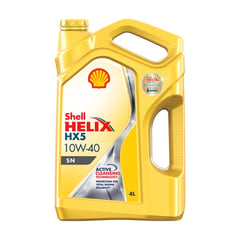 SHELL - Aceite 10w40 Doble Sello Helix Hx5 4 Lts