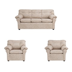 MUEBLES AMERICA - Living América 311 Cuero Auris Beige