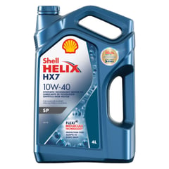 SHELL - Aceite 10w40 HX7 Doble Sello 4 Litros