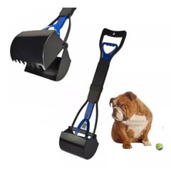 DEFENSOR FOREVER - Recolector Pala De Heces Larga Plegable Para Mascotas Azul