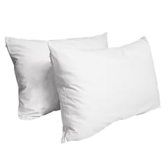 VICTORIANAS - Funda De Almohada Blanco Protectora 50X90 200 Hilos