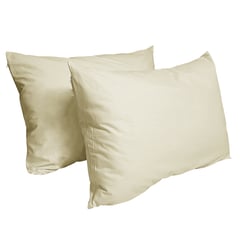 VICTORIANAS - Funda De Almohada Protectora Crudo 50X90 200 Hilos