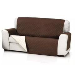 GENERICO - Funda Cobertor Cubre Sofa Protector Reversible 2 Cuerpos