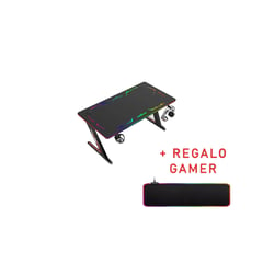 GENERICO - Escritorio Gamer RGB Base Metal 113 Cm Largo + REGALO GAMER