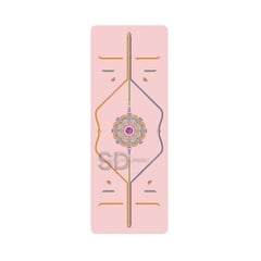 SDFIT - Mat de Yoga Caucho Natural CYPU0014 5mm - Rosado…