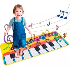 ESHOPANGIE - Alfombrilla Piano Musicales De 13 Teclas Para Niños De 72x28