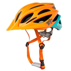 TRIP - Casco Bicicleta MTB Orange Blue Talla M