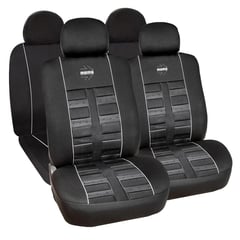 MOMO - Fundas Cubre Asiento Universales NegroGris MASC09G