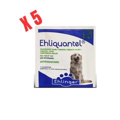 EHLINGER - Ehliquantel Antiparasitario Interno 5 Comprimidos