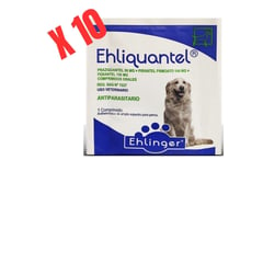 EHLINGER - Ehliquantel Antiparasitario Interno 10 Comprimidos