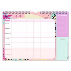 ASCOTT - Calendario Agenda Planificador Familiar Mes Con Lapiz 34h 39x31cm