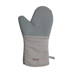 KEEP - Guante Cocina Silicona Protector De Altas Temperatura Gris