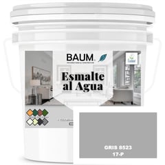 BAUM - TINETA PINTURA ESMALTE AL AGUA - GRIS 8523 17-P