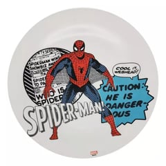 TITANIO - PLATO REDONDO 24 CMS NEW LICENCIAS SPIDERMAN