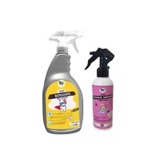 MASCOKITS - Kit Para Perros Repelente 1 Lt + Educador Sanitario 250 Ml