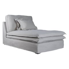 ARTSOFA - Chaise longue bellagio crudo con funda