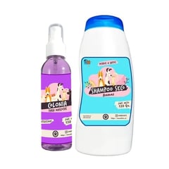 MASCOKITS - Kit Para Perro Shampoo Seco Colonia Fruitilicious-Coco