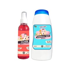 MASCOKITS - Kit Para Gato Shampoo Seco Colonia Berries-Coco.