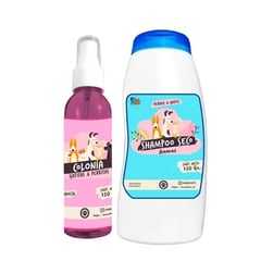 MASCOKITS - Kit Para Gato Shampoo Seco Colonia Frambuesa-Coco.