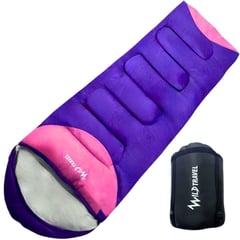 WILD TRAVEL - Saco De Dormir Extremo -15° Morado y Rosa 1800g