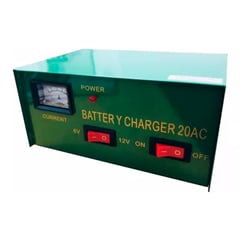 OFERTABKN - Cargador De Bateria 12v Y 6v Autos Motos 20 Amperes