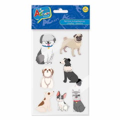 PRONOBEL - Figura Perritos Goma Eva 14 Piezas 2 Surtido